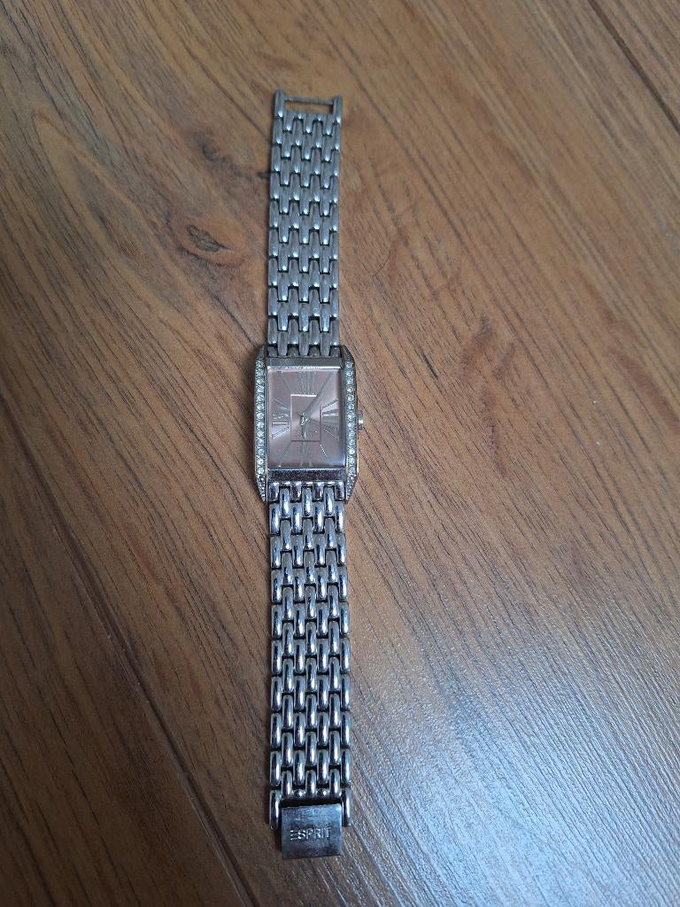 Esprit horloge, Staal, Staal, Ophalen of Verzenden, Zo goed als nieuw