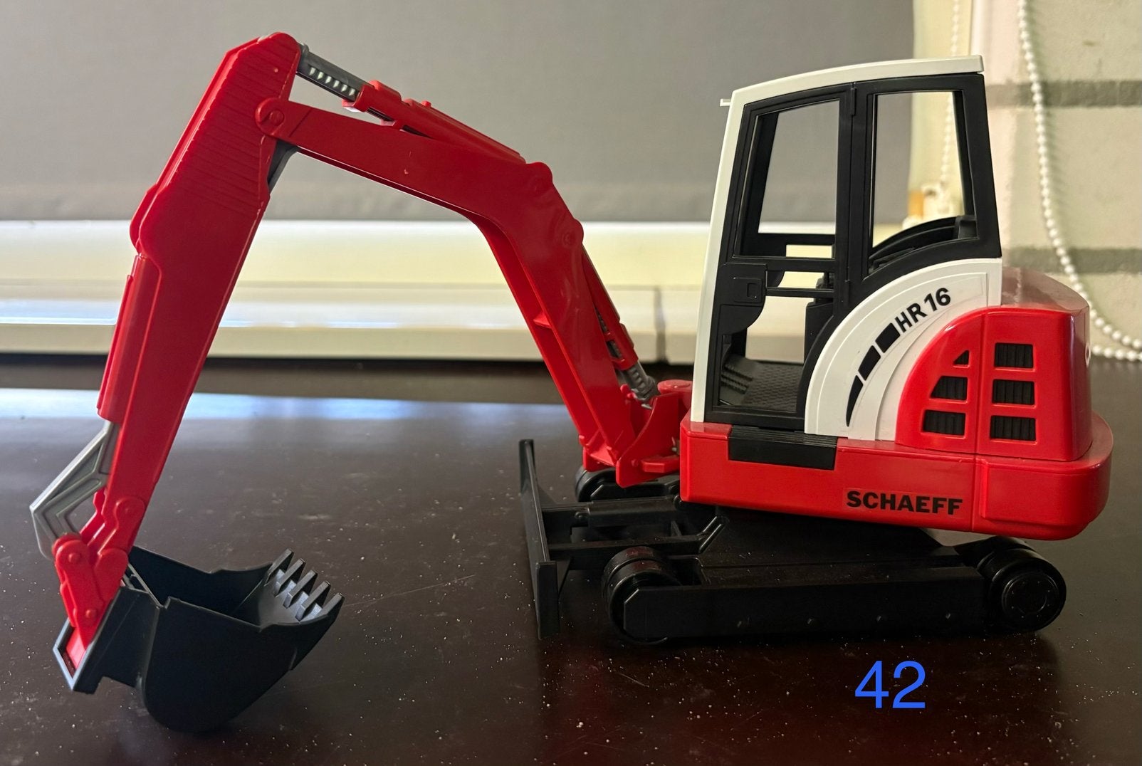 Bruder graafmachine, Ophalen, Gebruikt