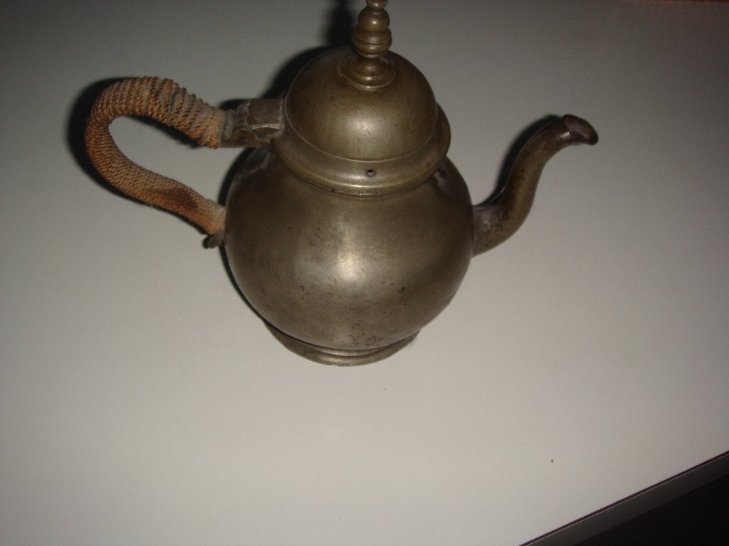 tinnen theepot 1825, Antiek en Kunst, Antiek | Tin, Ophalen of Verzenden