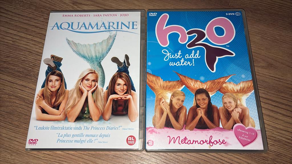 Aquamarine en H2O. Emma Roberts, Sara Paxton en Jojo., Cd's en Dvd's, Dvd's | Kinderen en Jeugd, Alle leeftijden, Ophalen of Verzenden