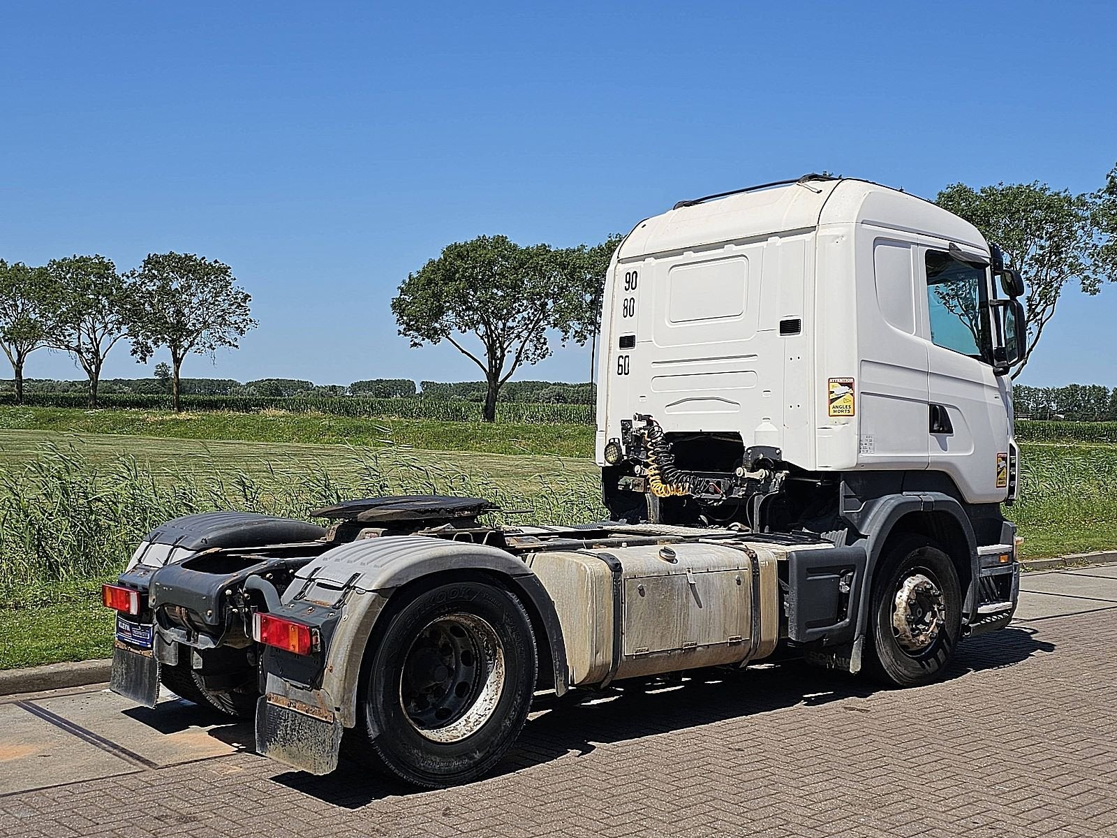 SCANIA R420, Auto's, Standkachel, Scania, Wit, Bedrijf