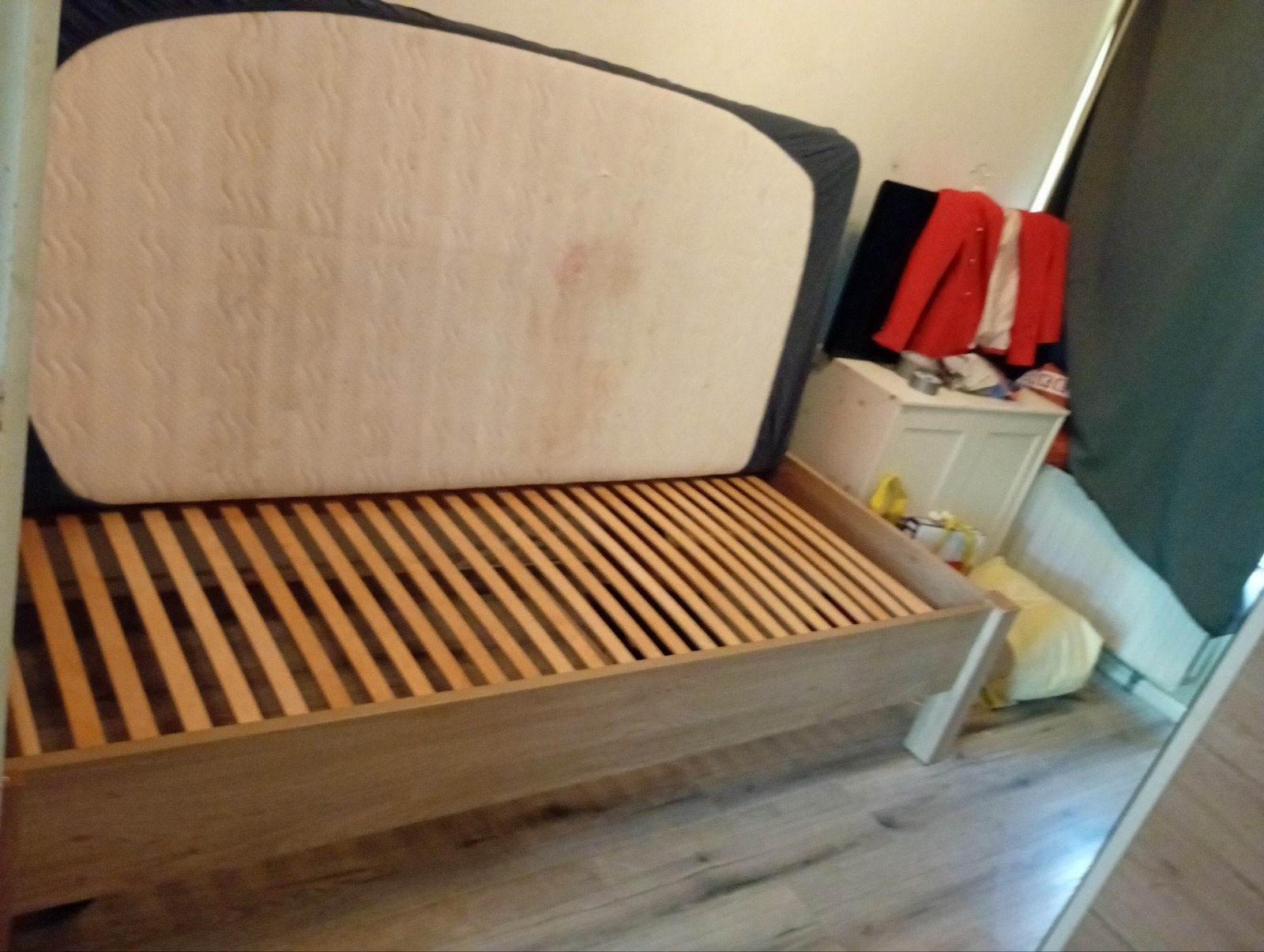 Gratis bed met matras ophalen, Ophalen, Gebruikt, 90 cm, Eenpersoons