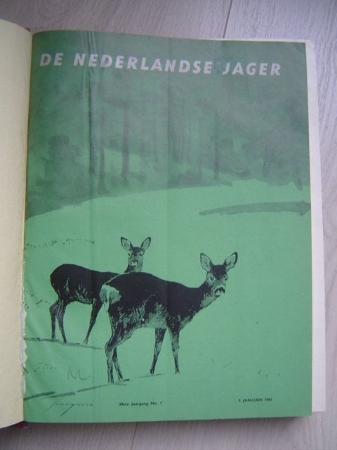 68ste Jaargang 1963 De Nederlandse jager jacht jagen, Verzenden, Zo goed als nieuw, Natuur algemeen