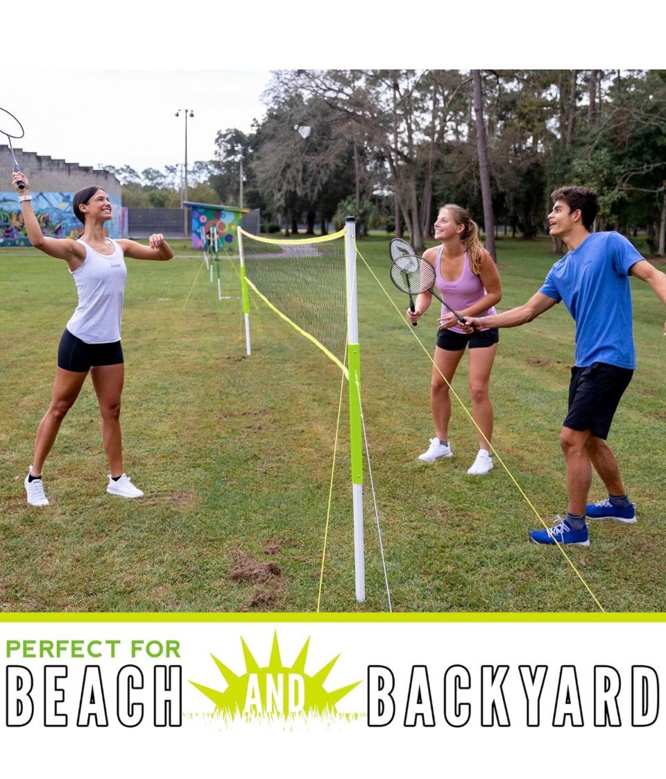 Franklin Outdoor Badminton Net met kunststof stokken, Sport en Fitness, Ophalen of Verzenden, Gebruikt, Overige typen