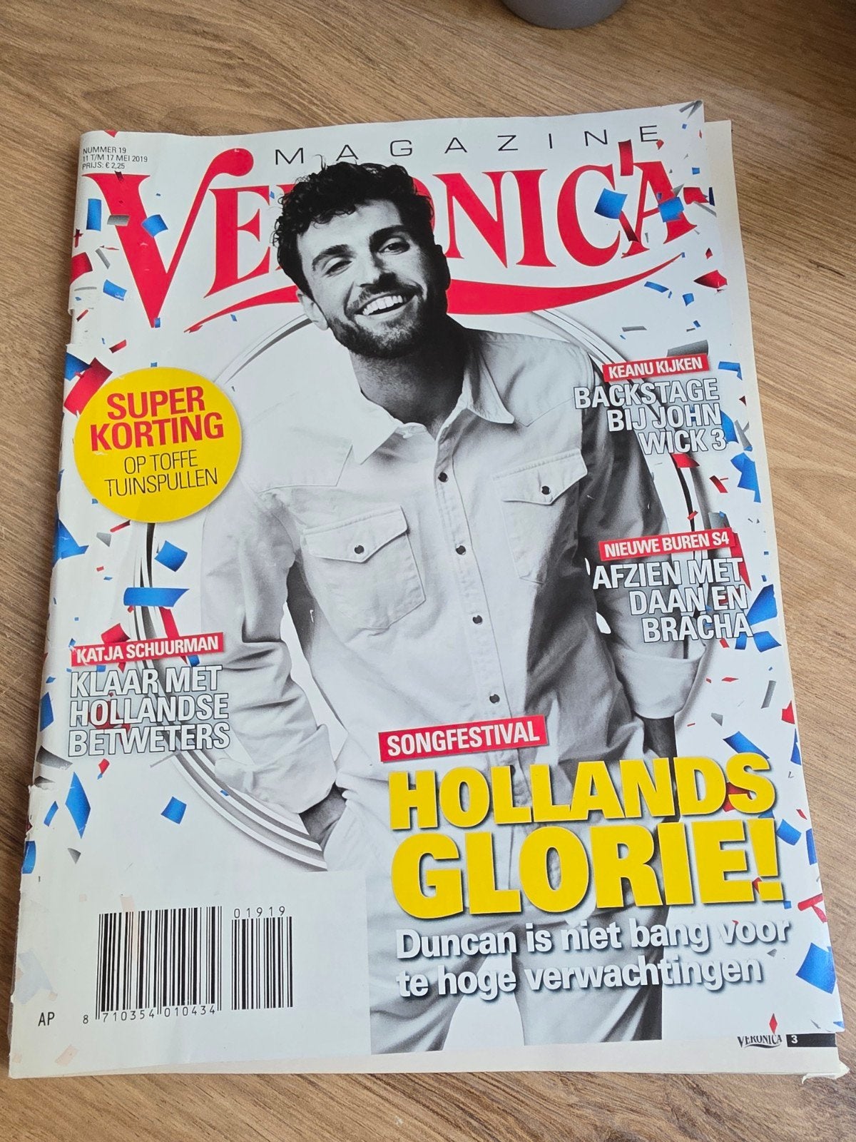 Veronica Magazine - Duncan Laurence Songfestival 2019, Ophalen of Verzenden, Gelezen, Overige typen