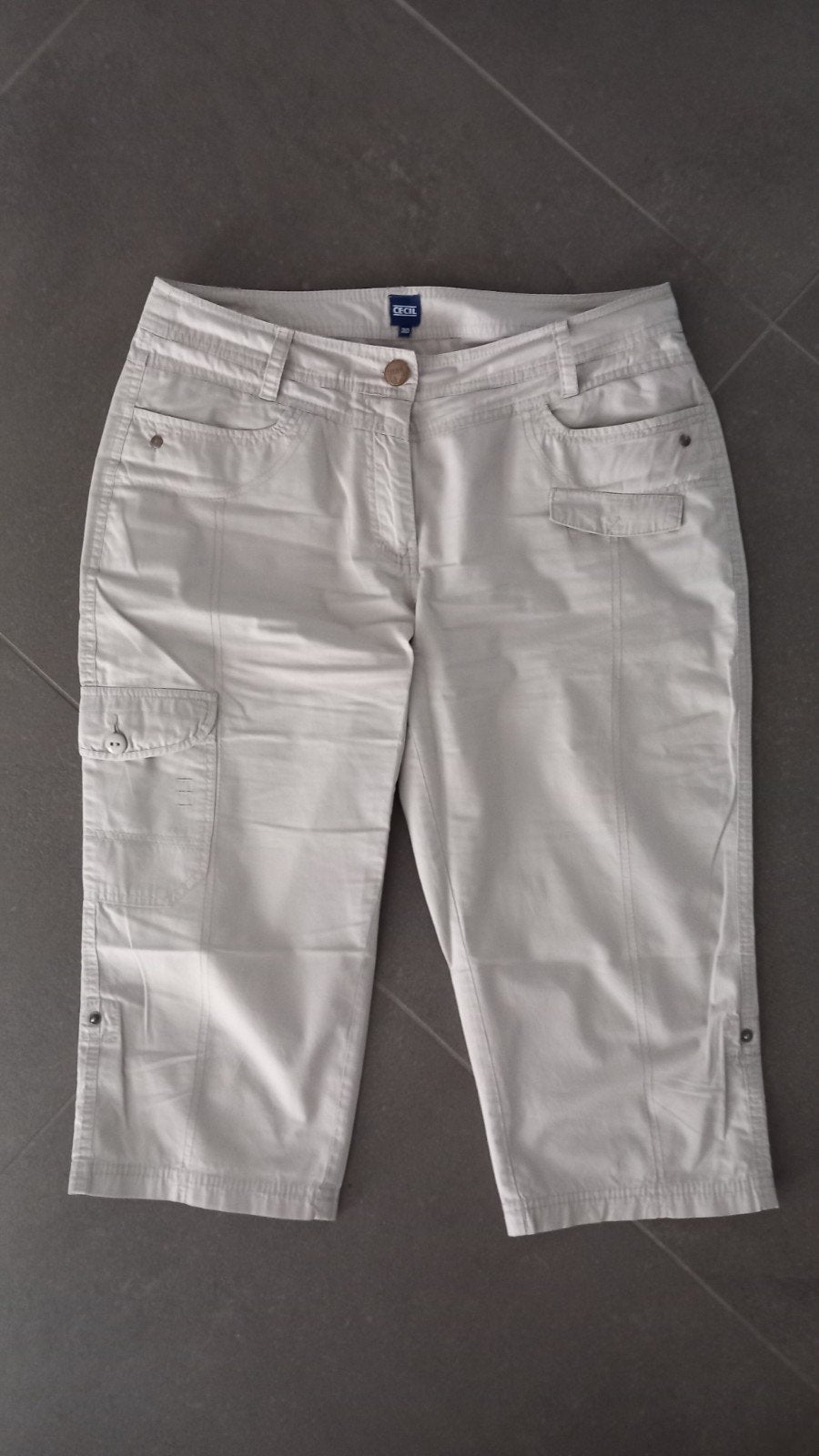 Cecil driekwart broek maat 30 (38), Maat 38/40 (M), Beige, Ophalen of Verzenden, Zo goed als nieuw