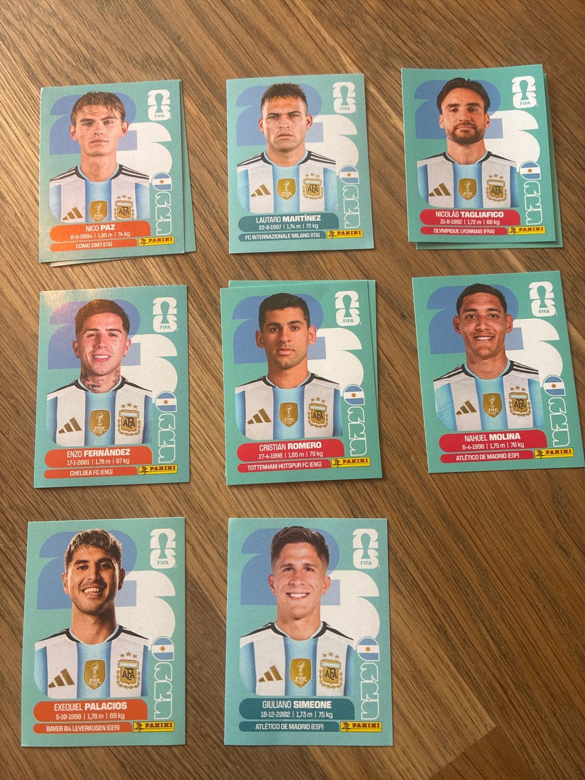 Panini FIFA 2026 WK Qatar Argentinië Voetbalplaatjes, Ophalen of Verzenden, Zo goed als nieuw, Buitenlandse clubs, Poster, Plaatje of Sticker