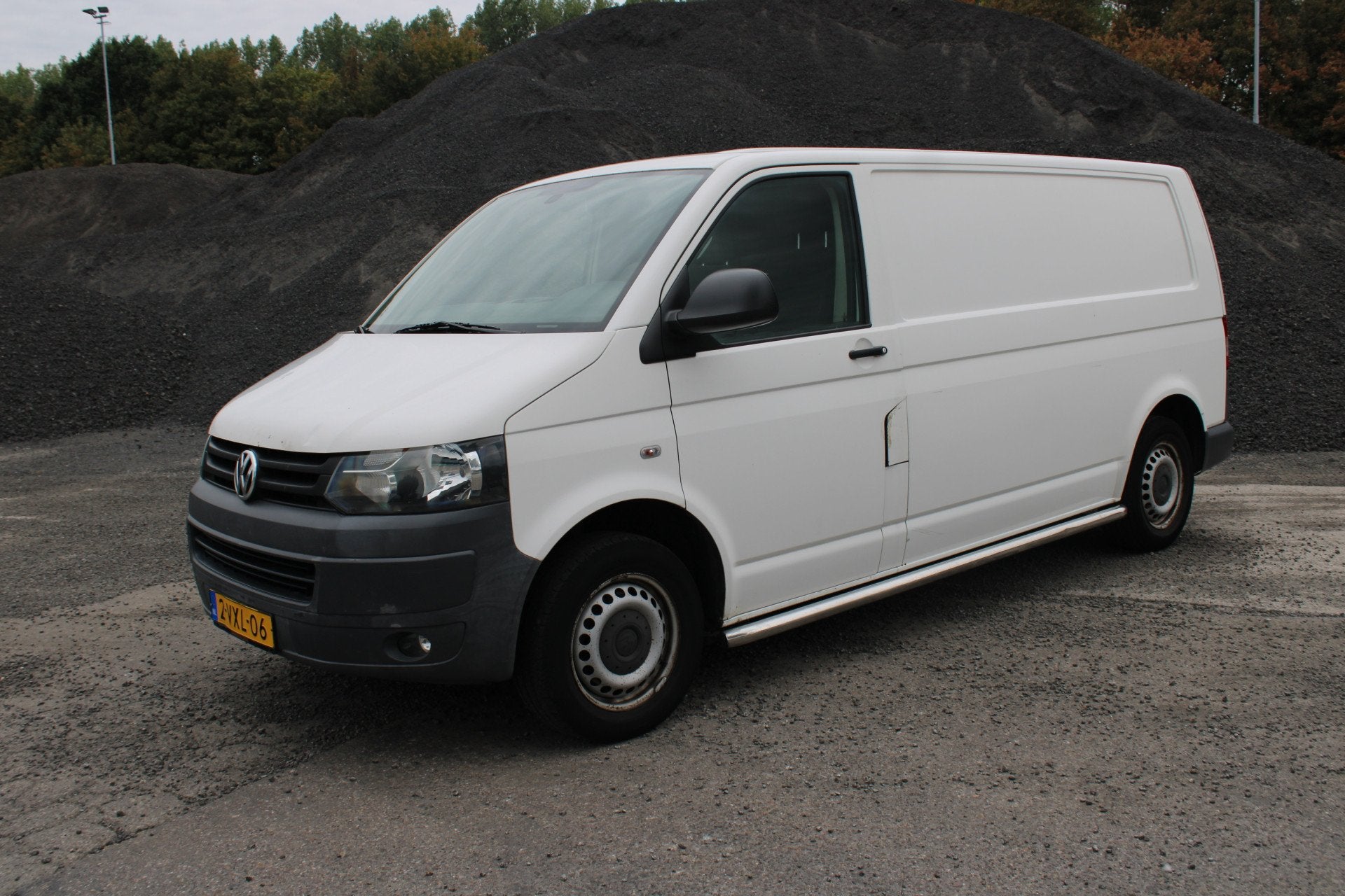 Volkswagen Transporter 2.0 TDI L2H1 (bj 2012), Auto's, Euro 5, Stof, Gebruikt, Zwart