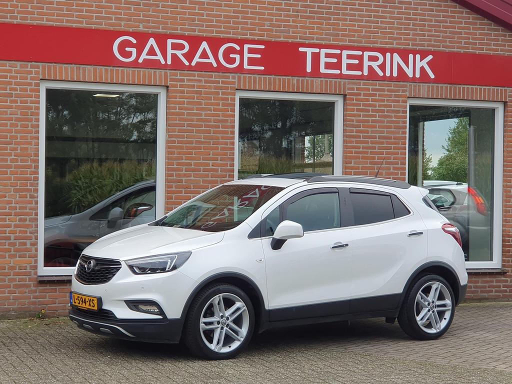 Opel Mokka X 1.4 Turbo Innovation 140PK 5drs AUTOMAAT clima,, Auto's, Gebruikt, Euro 6, Wit, SUV of Terreinwagen