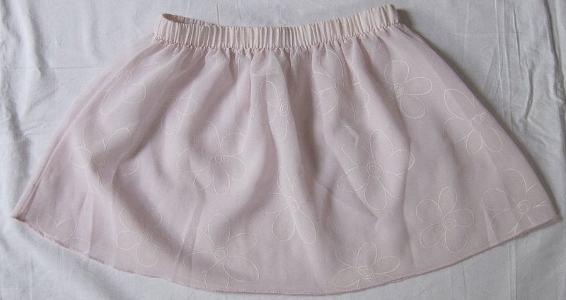 Danskin rokje met bloemen voor dansen maat medium/large 8-14, Ophalen, Gebruikt, Meisje, Sport- of Zwemkleding