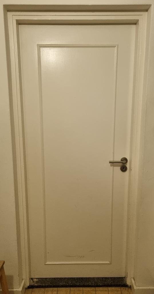 Paneeldeur 82,5cm x 200cm, Doe-het-zelf en Verbouw, Deuren en Horren, Ophalen, Gebruikt, 80 tot 100 cm, Binnendeur