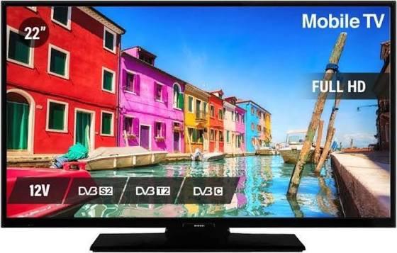Nikkei Full HD 12V camping TV 22 inch – caravan / camper, 50 Hz, 40 tot 60 cm, Ophalen, Overige merken