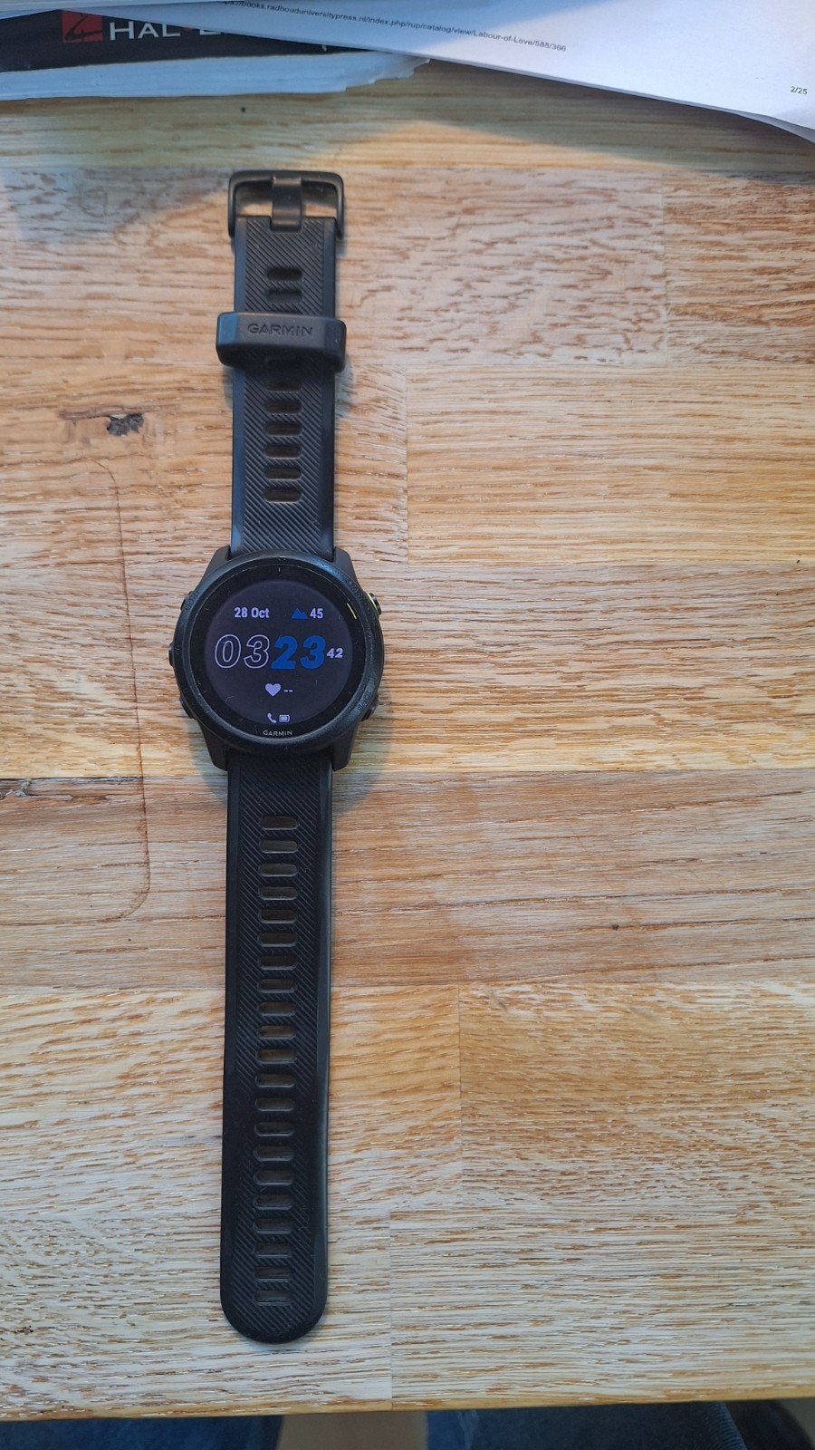 Garmin Forerunner 745 GPS-sporthologe, Gebruikt, Zwart, Garmin, Stappen