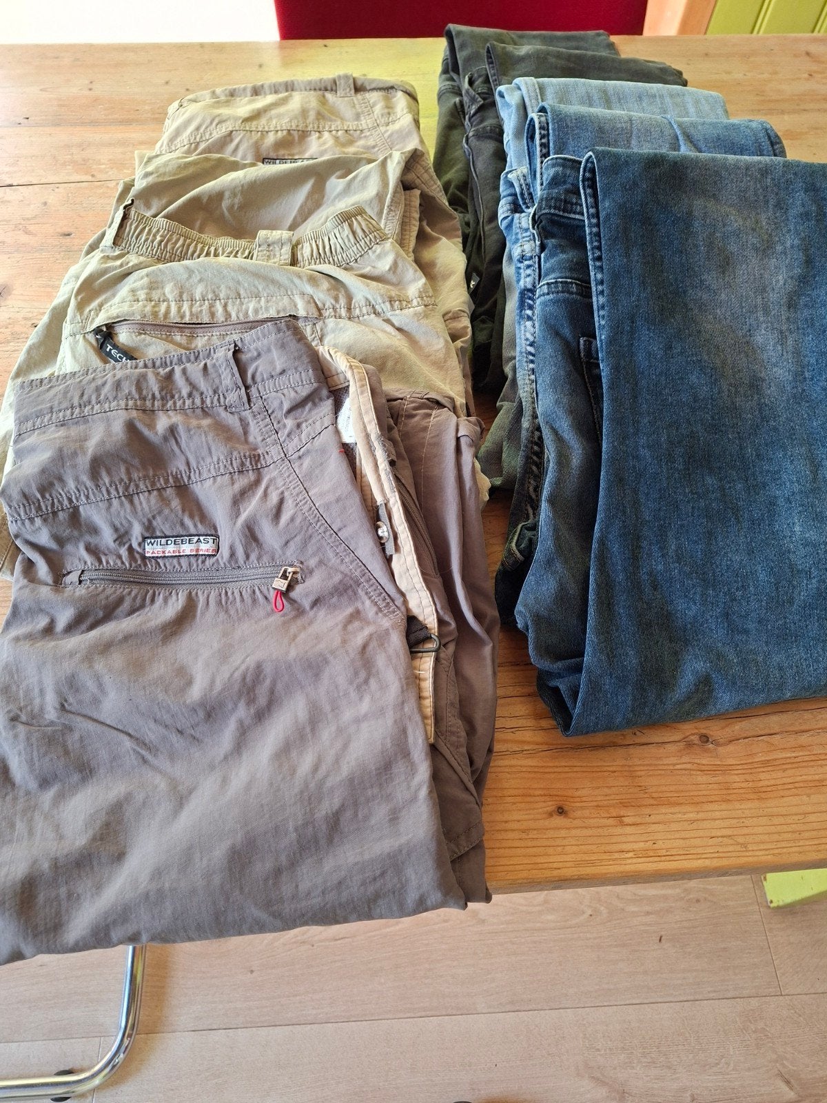 8 herenbroeken, Ophalen of Verzenden, Zo goed als nieuw, Maat 46 (S) of kleiner