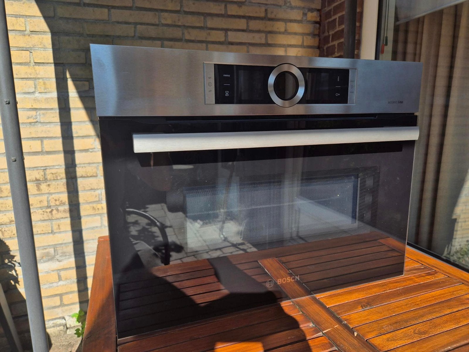 Bosch Serie 8 Accent Line Combi Magnetron Oven CMG836NS1, Witgoed en Apparatuur, Ovens, Ophalen, 45 tot 50 cm, Bosch, Inbouw