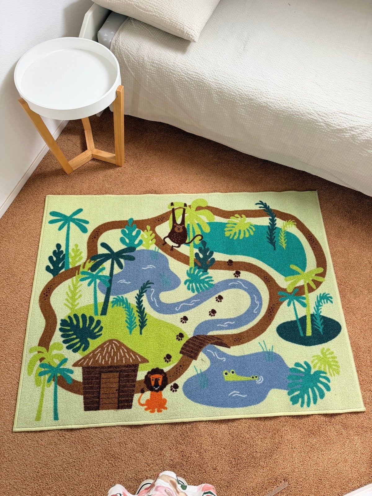 Speelkleed Ikea jungle thema 102x134 cm, Huis en Inrichting, Stoffering | Tapijten en Kleden, Gebruikt, 100 tot 150 cm, Rechthoekig