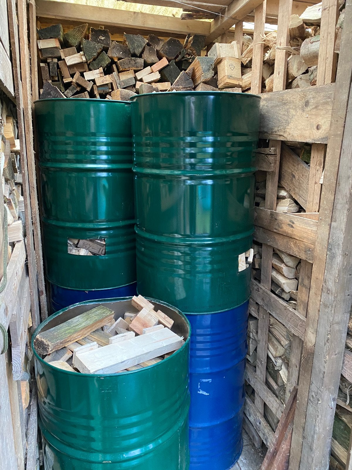 Vuurton 200 liter, Ophalen, Zo goed als nieuw