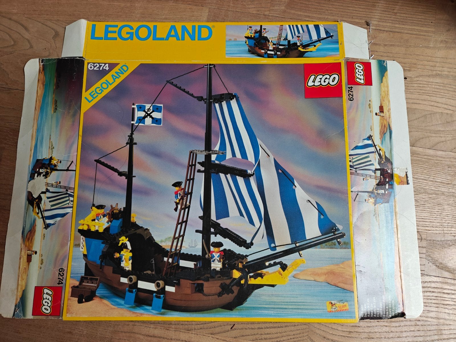 Oude, lege LEGO doos - set 6274 Caribbean Clipper, Ophalen, Gebruikt, Lego, Accessoire