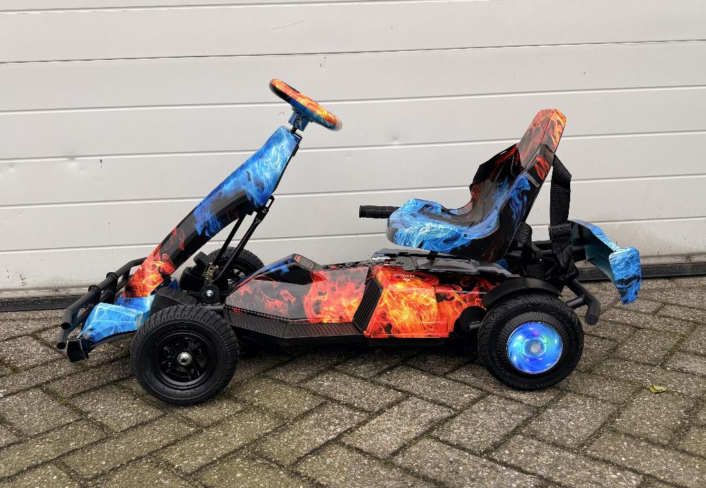 elektrische GO kart 36v 250w blauw/rood – 25km per uur, Ophalen of Verzenden, Nieuw, Overige typen