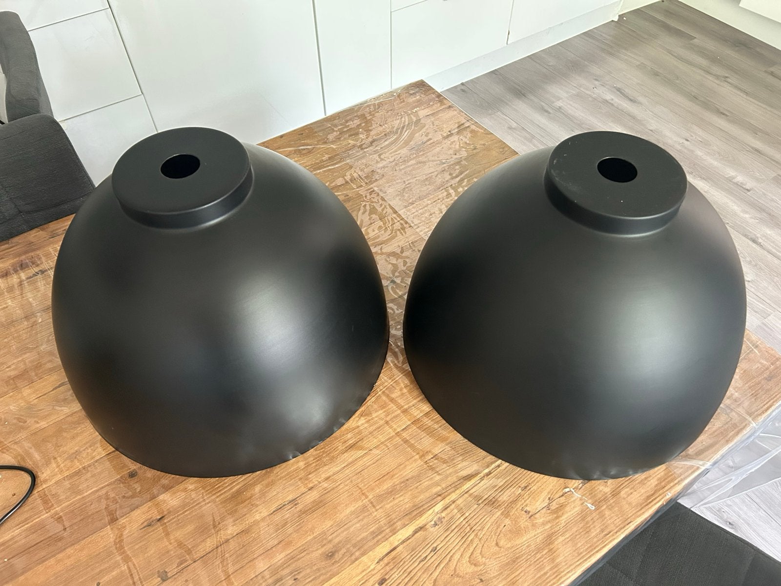 Light & Living Kylie hanglampen (set van 2) - Ø 45cm, Ophalen, Zo goed als nieuw, Metaal, E27 (groot)