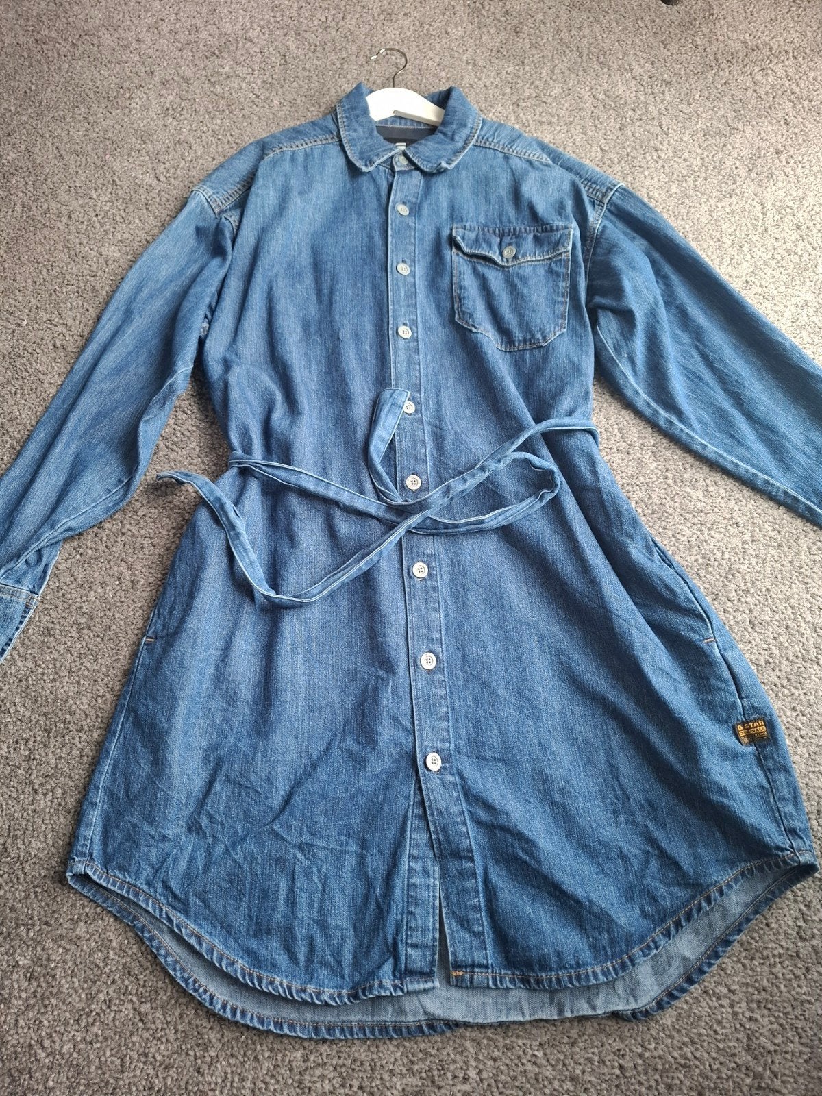 G-Star spijkerjurk maat M, Kleding | Dames, Maat 38/40 (M), Blauw, Ophalen of Verzenden, Zo goed als nieuw