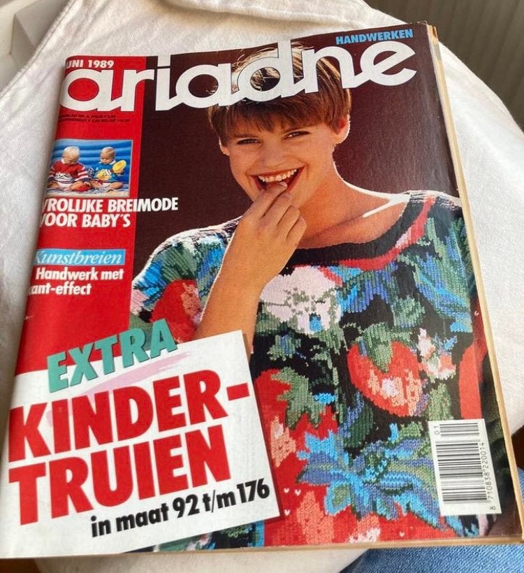 vintage blad Ariadne, Ophalen of Verzenden, Zo goed als nieuw, Breien of Haken, Patroon of Boek