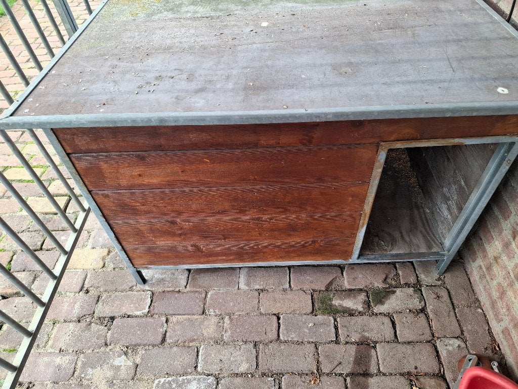 hondenren met binnenhok, Ophalen, 100 cm of meer, Hondenhok, 110 cm of meer