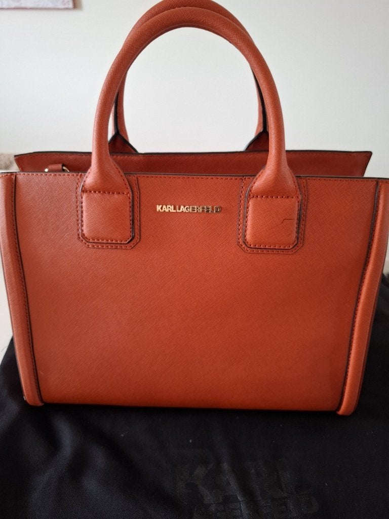 Tas Karl Lagerfeld, Ophalen, Zo goed als nieuw, Oranje, Handtas