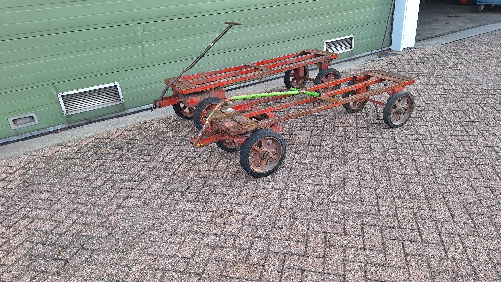 zware transportwagen 2X, Ophalen, Gebruikt, Transportkar, 100 liter of meer