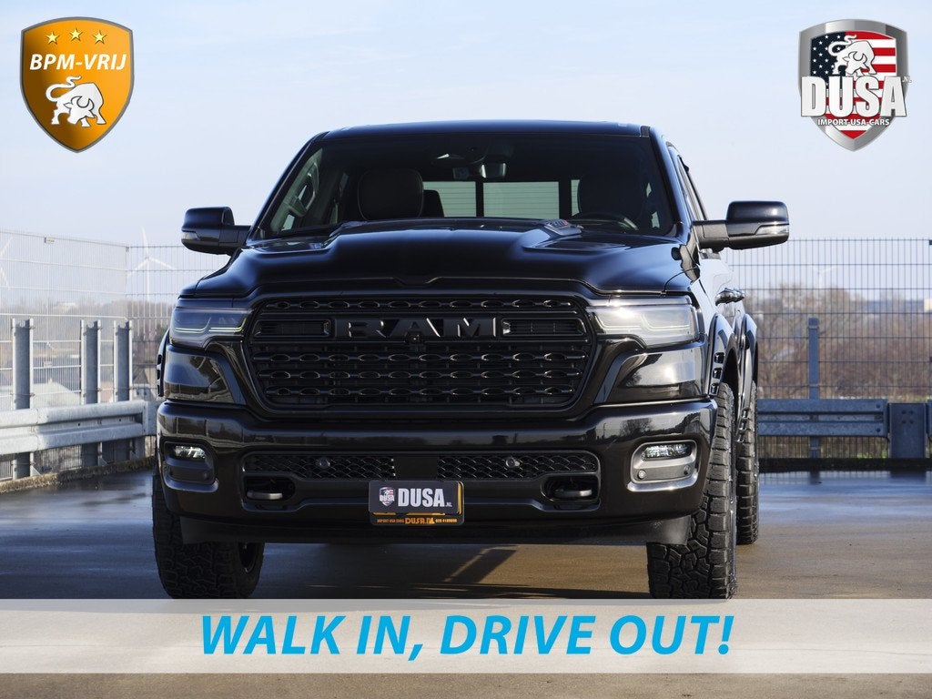 Dodge Ram | 1500 | Limited | Night | 3.0L Twin-Turbo I6 | Hi, Auto's, Dodge, Automaat, 2438 kg, Zwart, Zwart