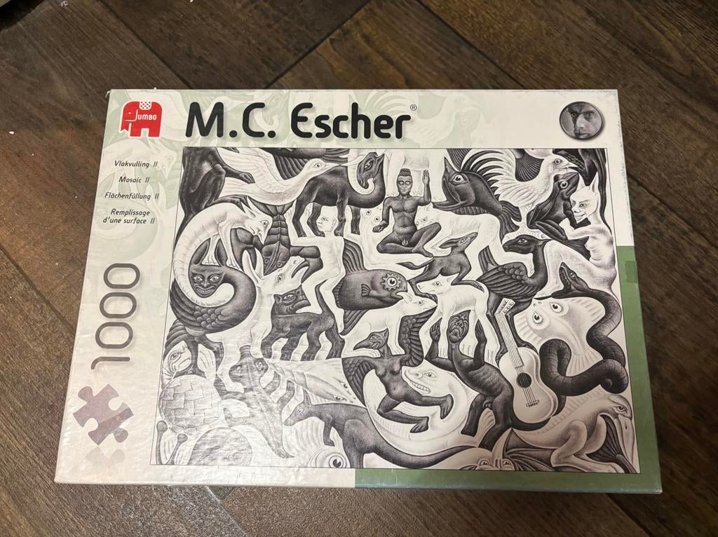 Puzzel jumbo 1000 stukjes M. C. Escher, Ophalen of Verzenden, 500 t/m 1500 stukjes, Zo goed als nieuw