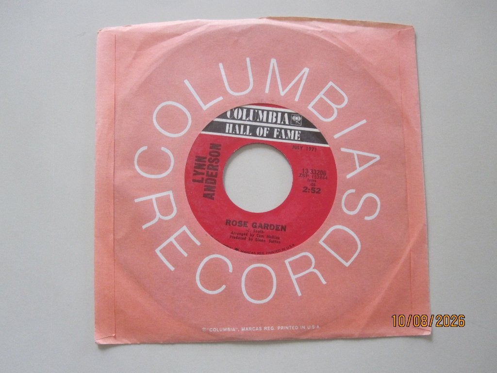 LYNN ANDERSON - rose garden - vinyl 7", Gebruikt, 7 inch, Ophalen of Verzenden, Pop
