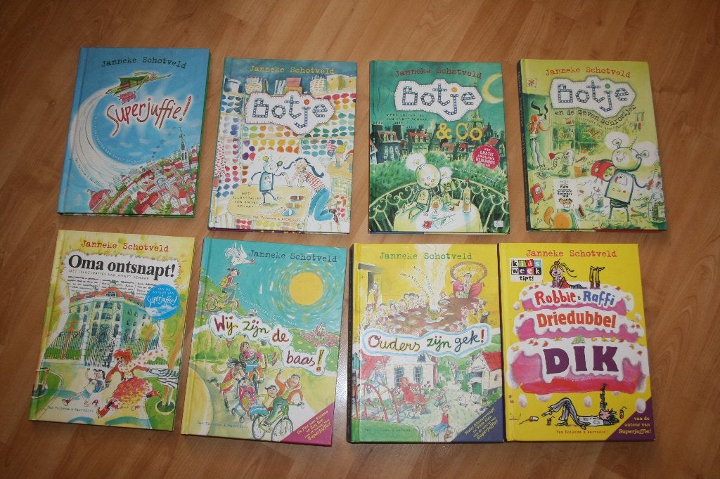 Janneke Schotveld - Superjuffie e.a., Verzenden, Gelezen, Fictie algemeen