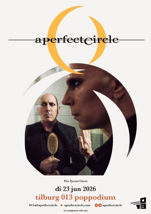 2 tickets a perfect circle in Tilburg op 23 juni