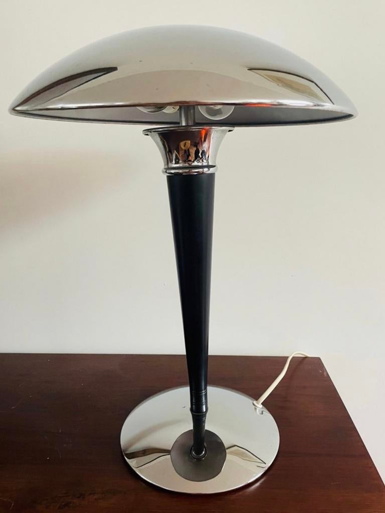 Ikea Dakapo Paddestoel Lamp - Bauhaus/Art Deco Design, Huis en Inrichting, Lampen | Tafellampen, Gebruikt, Minder dan 50 cm, Metaal