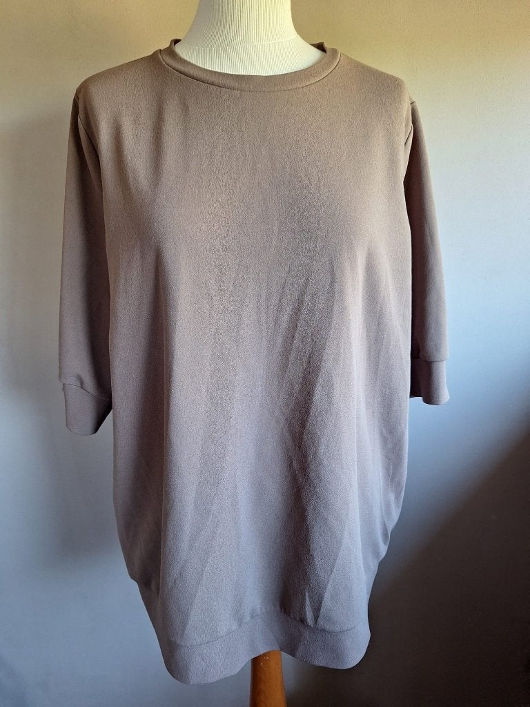Bruine stretch trui van Bonprix, maat 48/50, Bonprix, Bruin, Maat 46/48 (XL) of groter, Ophalen of Verzenden