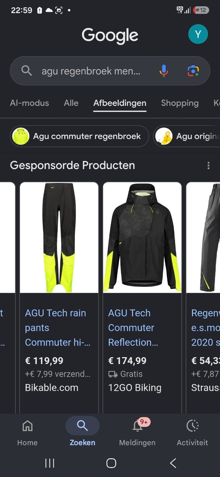 agu regenpak xl, Ophalen of Verzenden, Zo goed als nieuw, XL, Bovenkleding