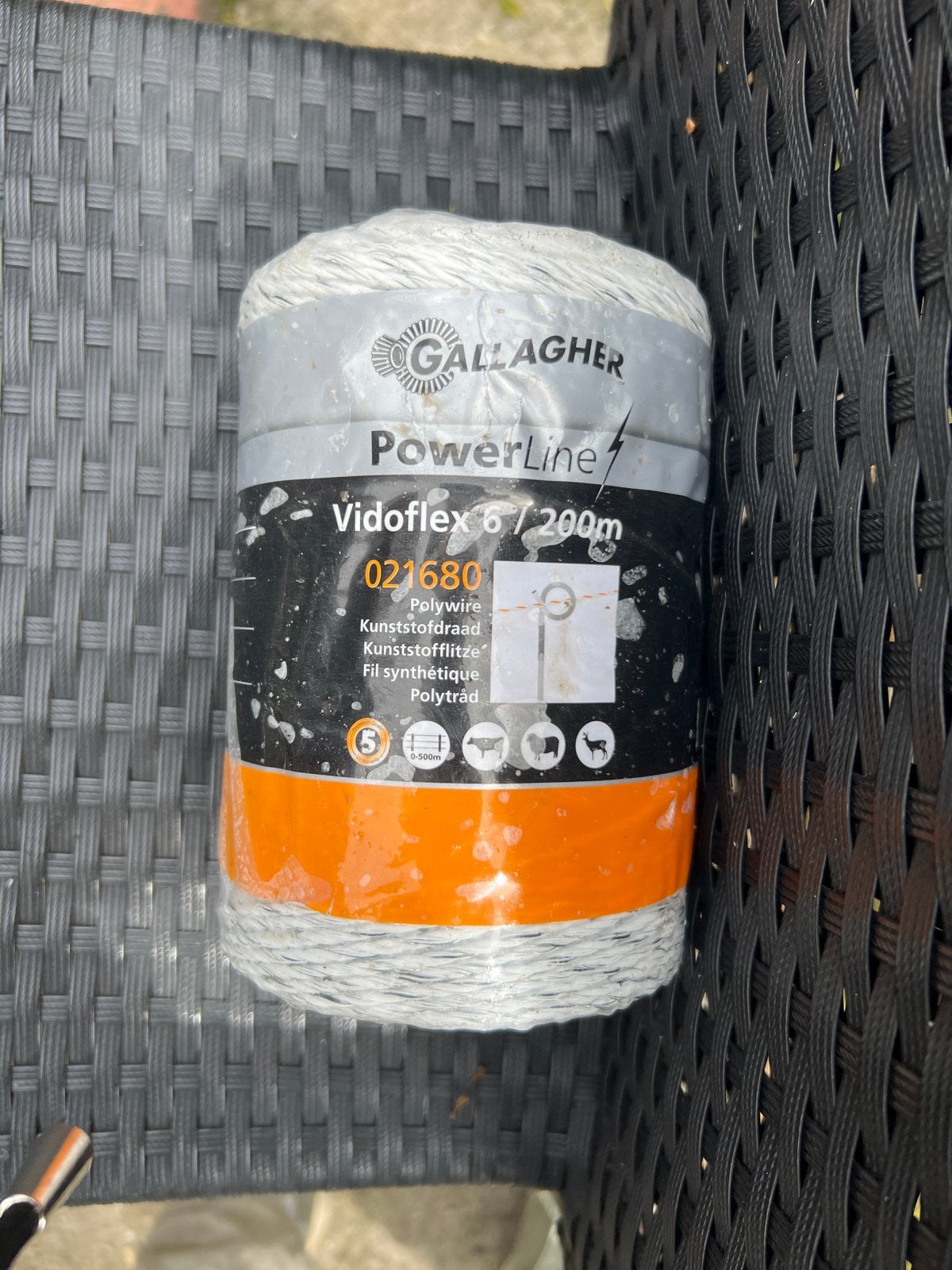 Nieuwe rol Gallagher PowerLine Vidoflex 6 schrikdraad 200m, Ophalen of Verzenden, Nieuw, Kunststof, Overige typen