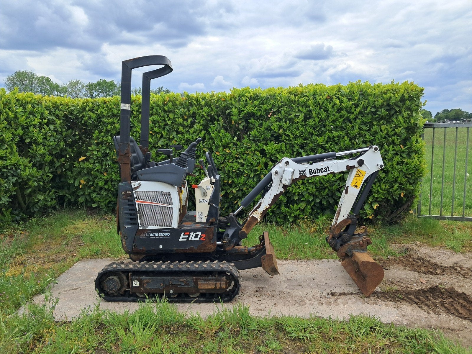 Minigraver Bobcat E10Z ( Bj 2019 ) Graafmachine / Minikraan, Ophalen, Gebruikt