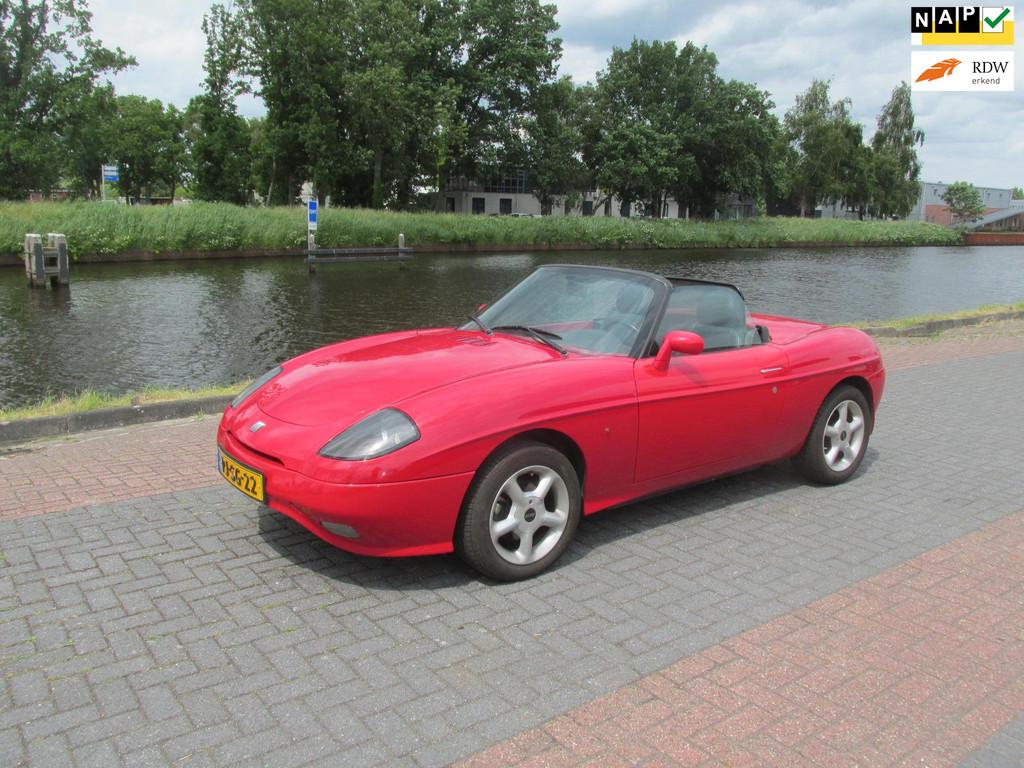 Fiat Barchetta 1.8-16V 46000 km Nederlandse dealerauto zeer, Auto's, 450 kg, Zwart, 4 cilinders, Cabriolet
