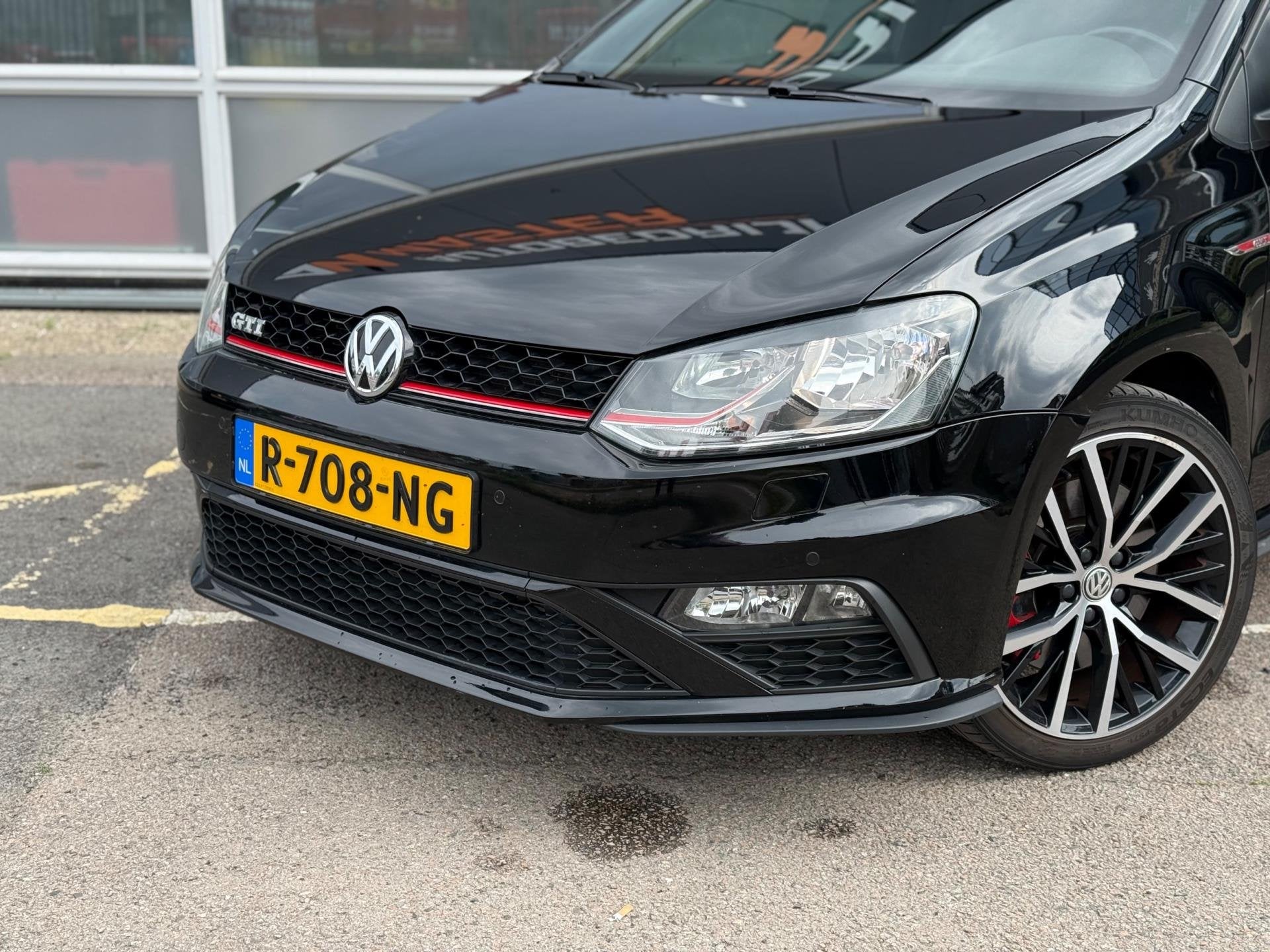 Volkswagen Polo 1.8 TSI GTI | Airco | Cruise | Stoelver. |, Gebruikt, Euro 6, Automatische klimaatregeling, Zwart