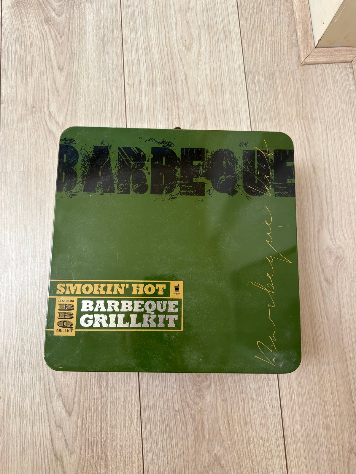 Draagbare BBQ Grillkit - Smokin' Hot Designline, Ophalen, Zo goed als nieuw