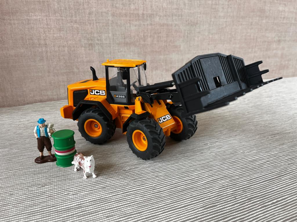 JCB 435S shovel, Ophalen of Verzenden, Zo goed als nieuw, Tractor of Landbouw, SIKU