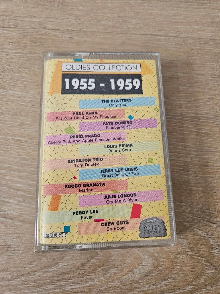 Oldies collection 1955 - 1959 cassette, Ophalen of Verzenden, Gebruikt, Pop, 1 bandje