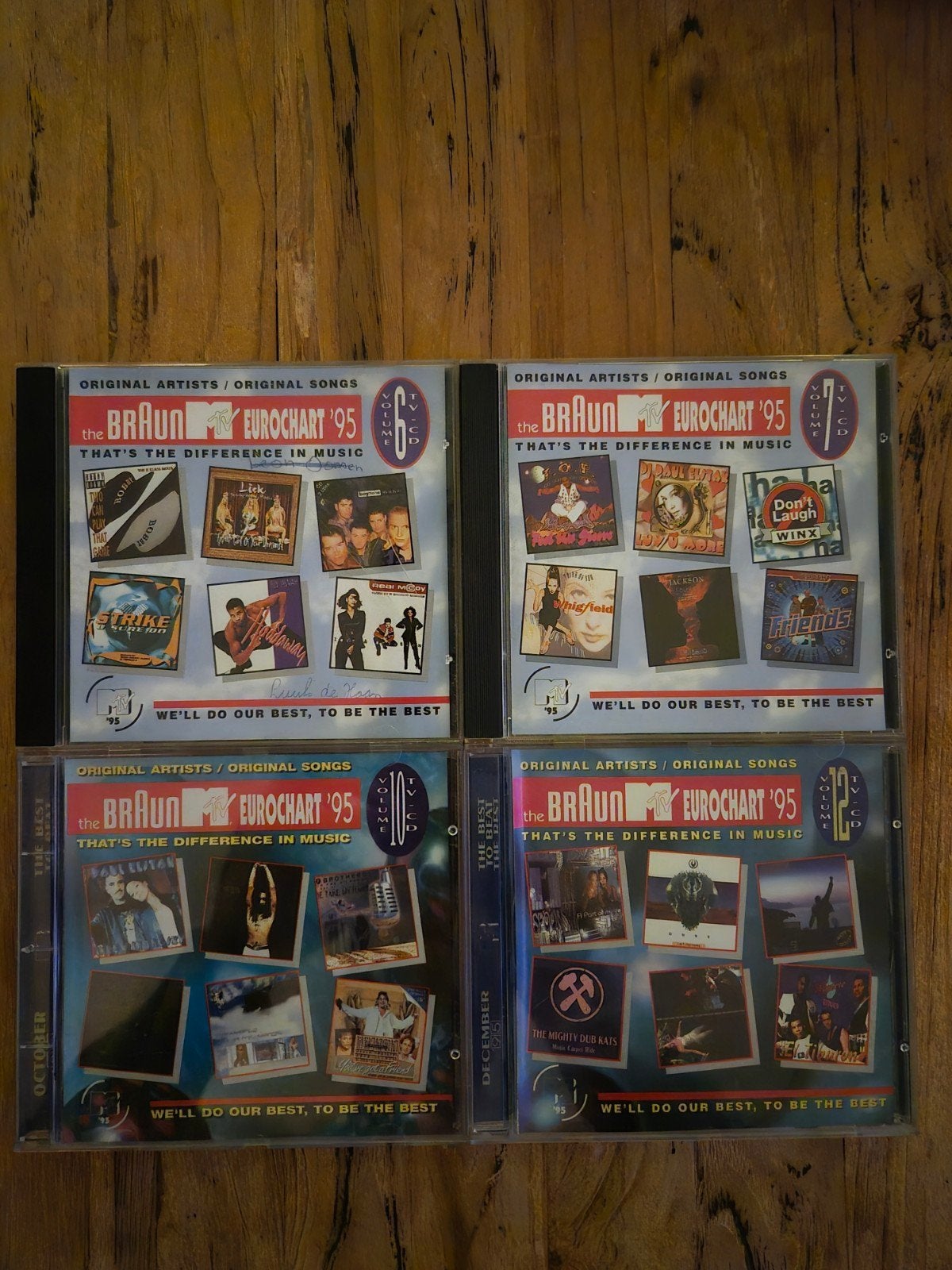 THE BRAUN MTV EUROCHART - 13 Verzamelcd's - 1.50€ pst, Cd's en Dvd's, Cd's | Verzamelalbums, Ophalen of Verzenden, Gebruikt
