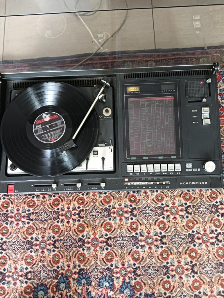 Nordmende Stereo 8020 SP Platenspeler met Radio, Overige merken, Gebruikt, Automatisch, Ophalen of Verzenden