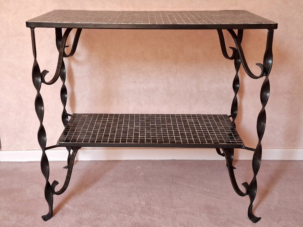 Gietijzeren tafel, Ophalen, Minder dan 50 cm, Gebruikt, 50 tot 100 cm