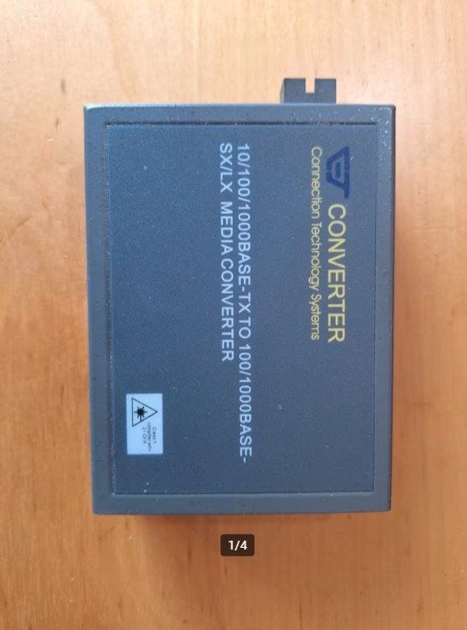 Gigabit Fiber Media Converter, Ophalen of Verzenden, Gebruikt
