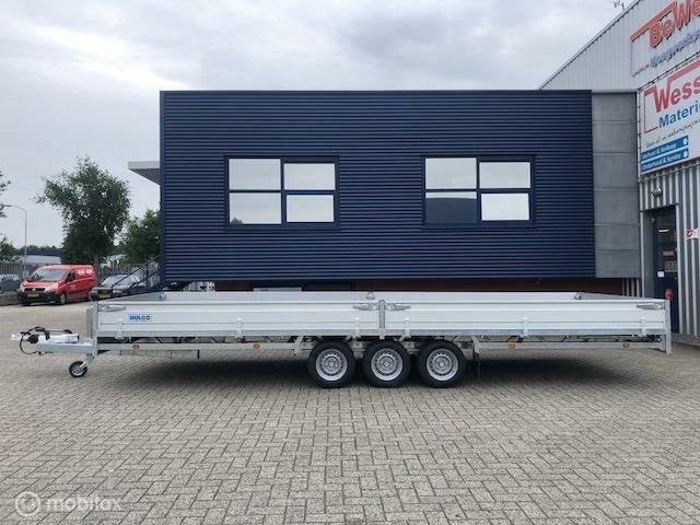 ACTIE! HULCO MEDAX-3 611x223cm 3.500kg tridem plateauwagen, Nieuw