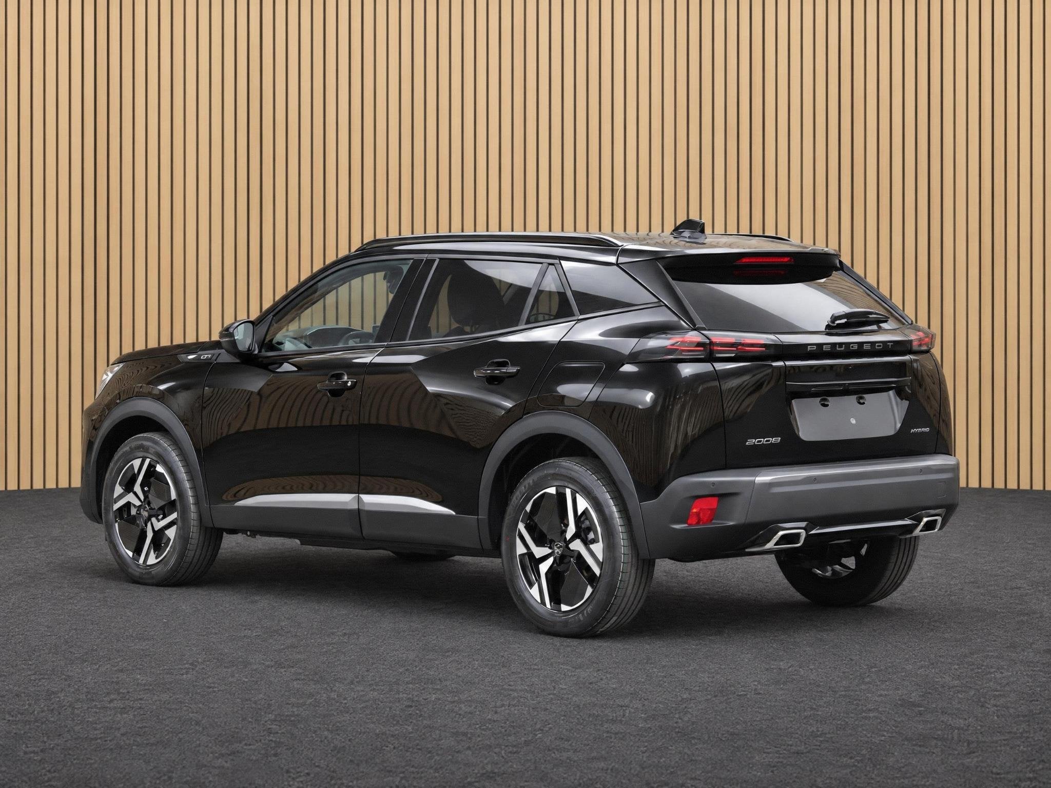 Peugeot 2008 1.2 Hybrid 145 GT VOORRAAD KORTING, Auto's, Euro 6, 1199 cc, Zwart, Origineel Nederlands